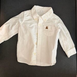 GAP Kids Cream Button Down Shirt